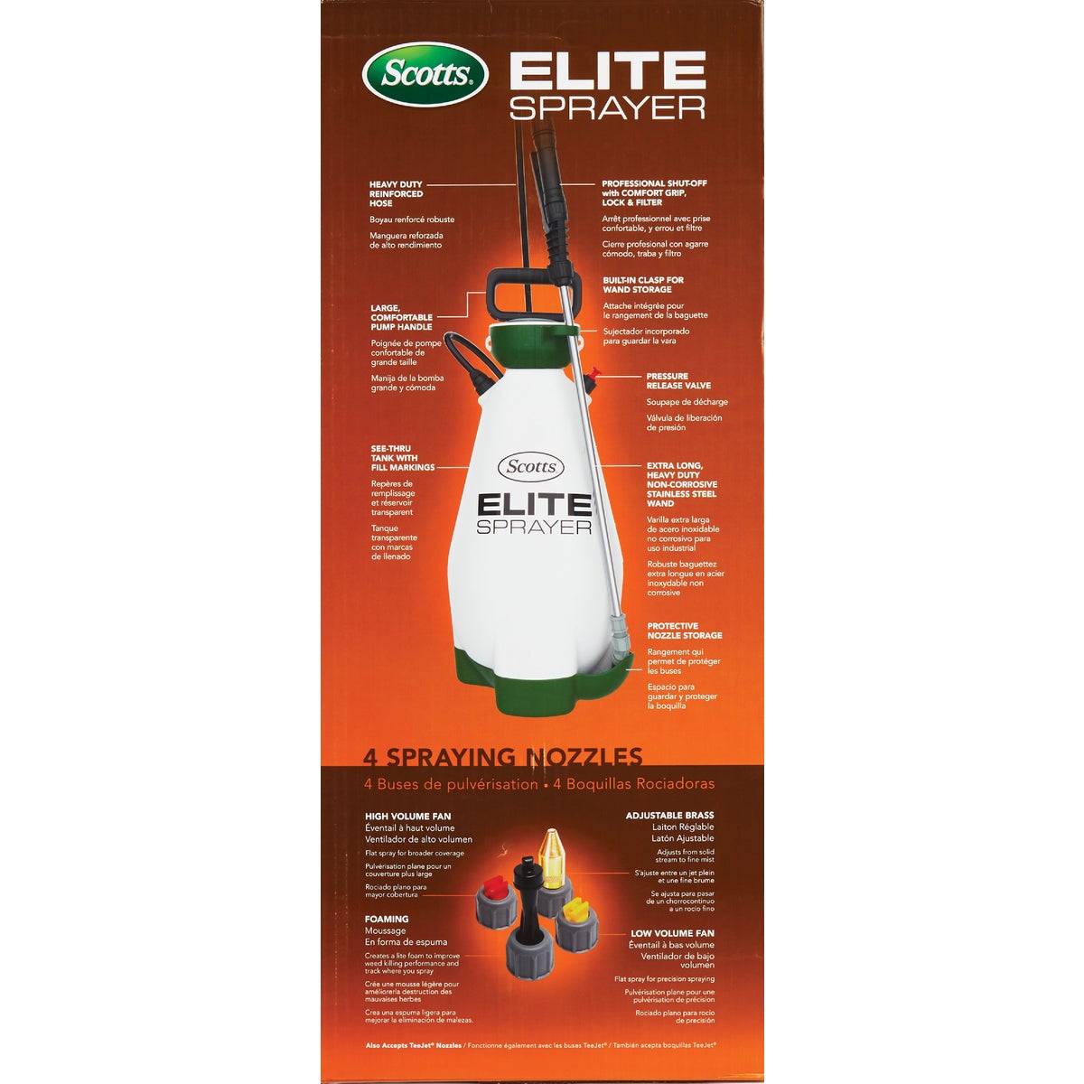 Scotts Elite 3 Gal. Manual Pump Hand Sprayer Image 3