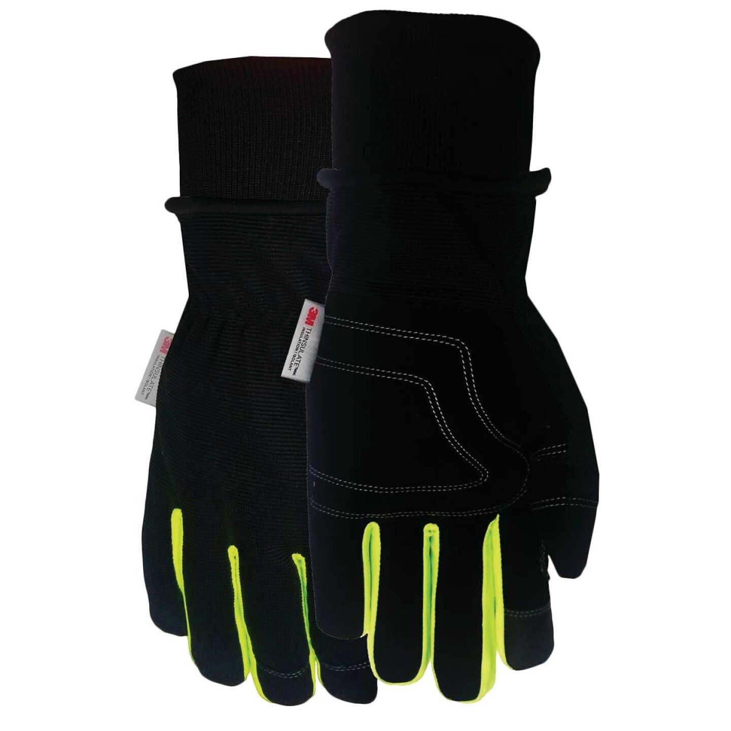 Midwest Gloves & Gear Max Performance Men's XL Thinsulate Lined Work Glove with Snow Cuff Image 1