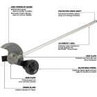 Milwaukee M18 FUEL 8 In. Edger Attachment for QUIK-LOK Attachment System Image 4