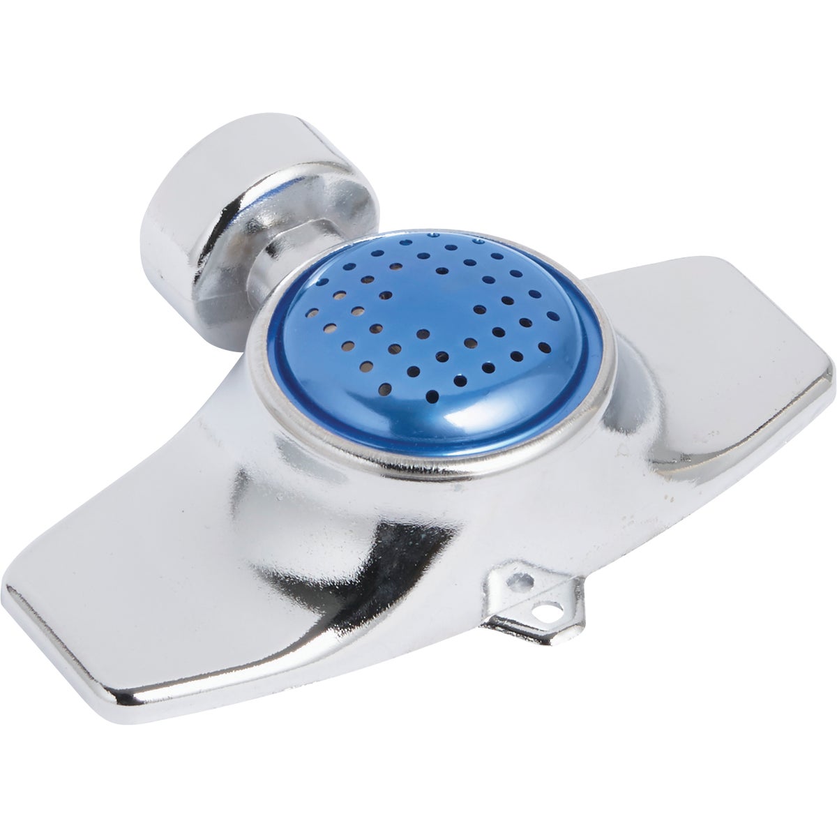 Best Garden Metal 30 Ft. Dia. Spot Stationary Sprinkler, Metallic & Blue Image 3