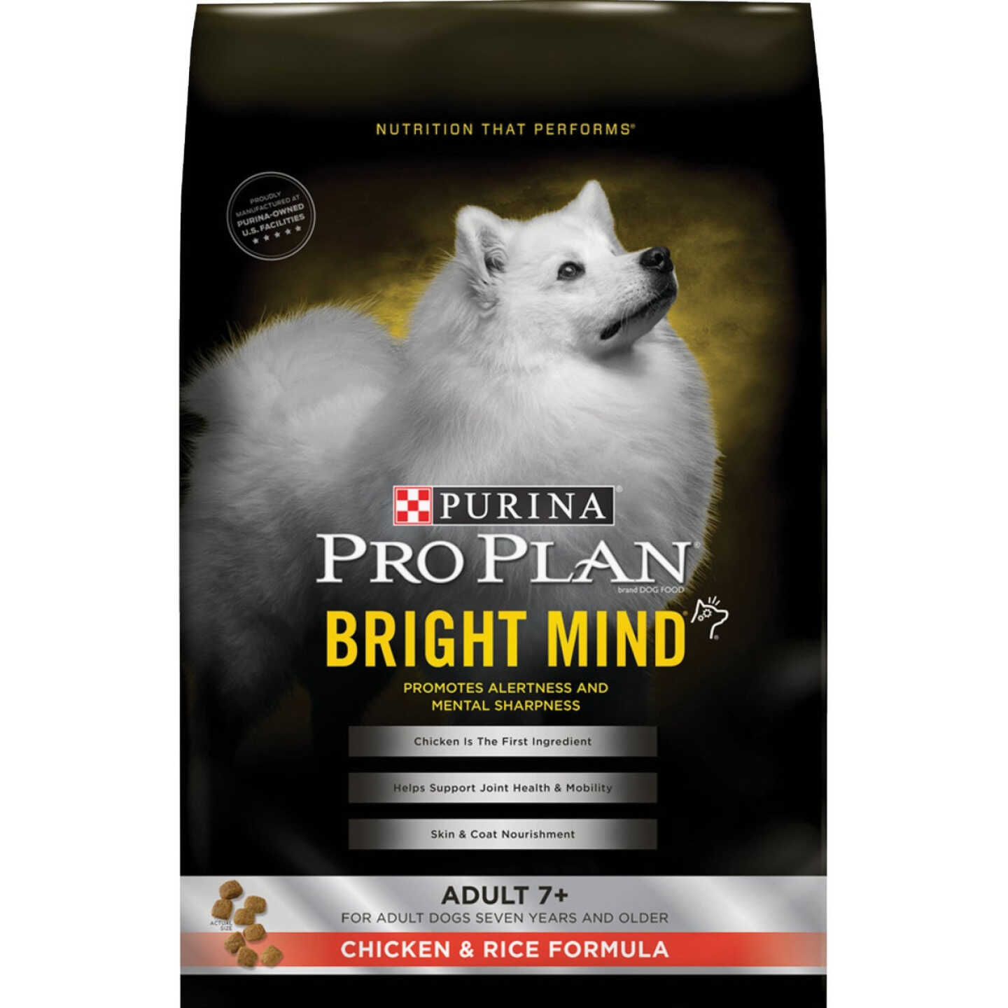 Purina Pro Plan Bright Mind 5 Lb. Chicken & Rice Flavor Adult Dry Dog Food Image 1
