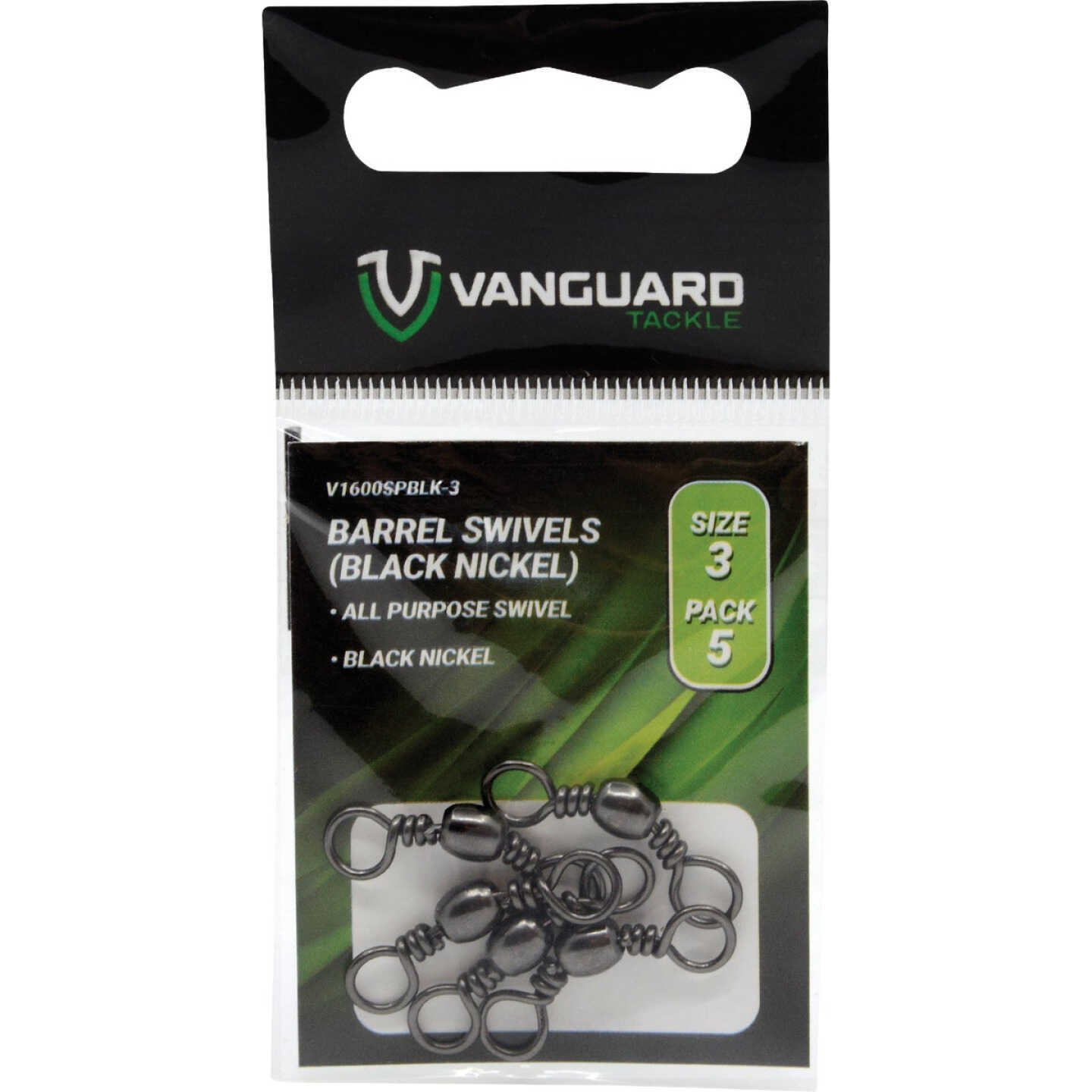 Vanguard Size 3 Black Nickel Barrel Swivel (5-Pack) Image 1