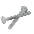 Hillman 1/2 In. x 4-1/2 In. Grade 2 Galvanized Carriage Bolt (25-Count) Image 1