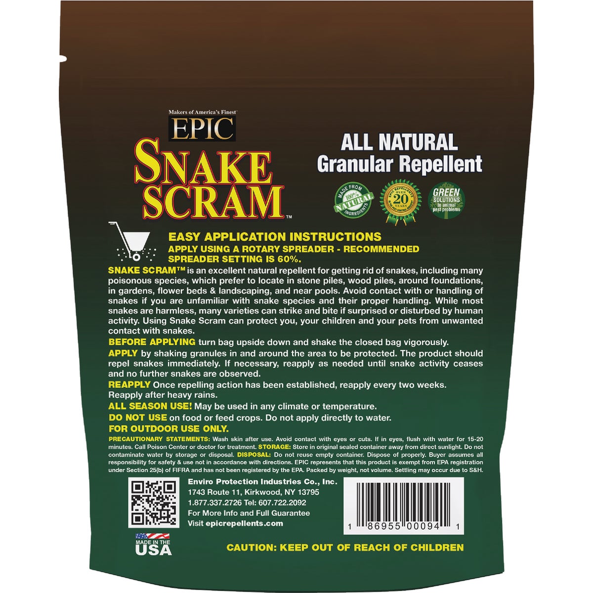 Snake Scram 3.5 Lb. Granular Snake Repellent Image 2