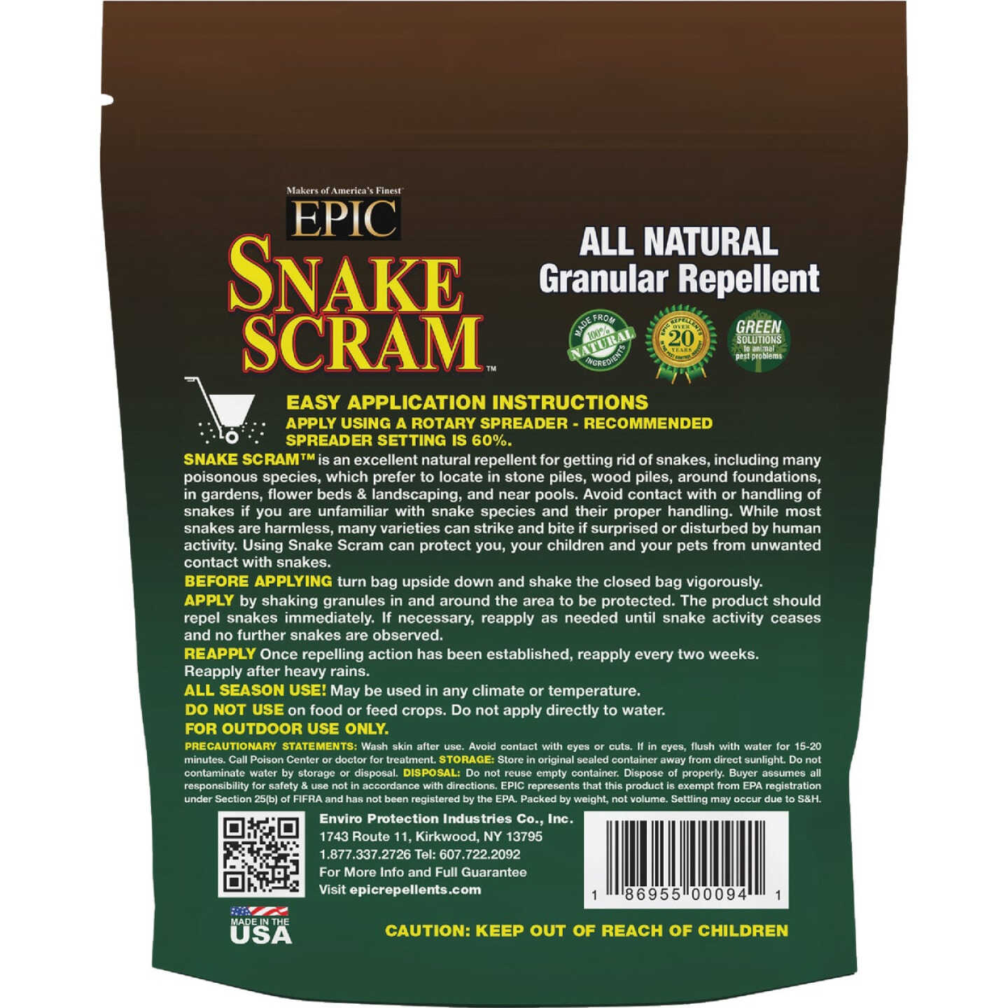 Snake Scram 3.5 Lb. Granular Snake Repellent Image 2