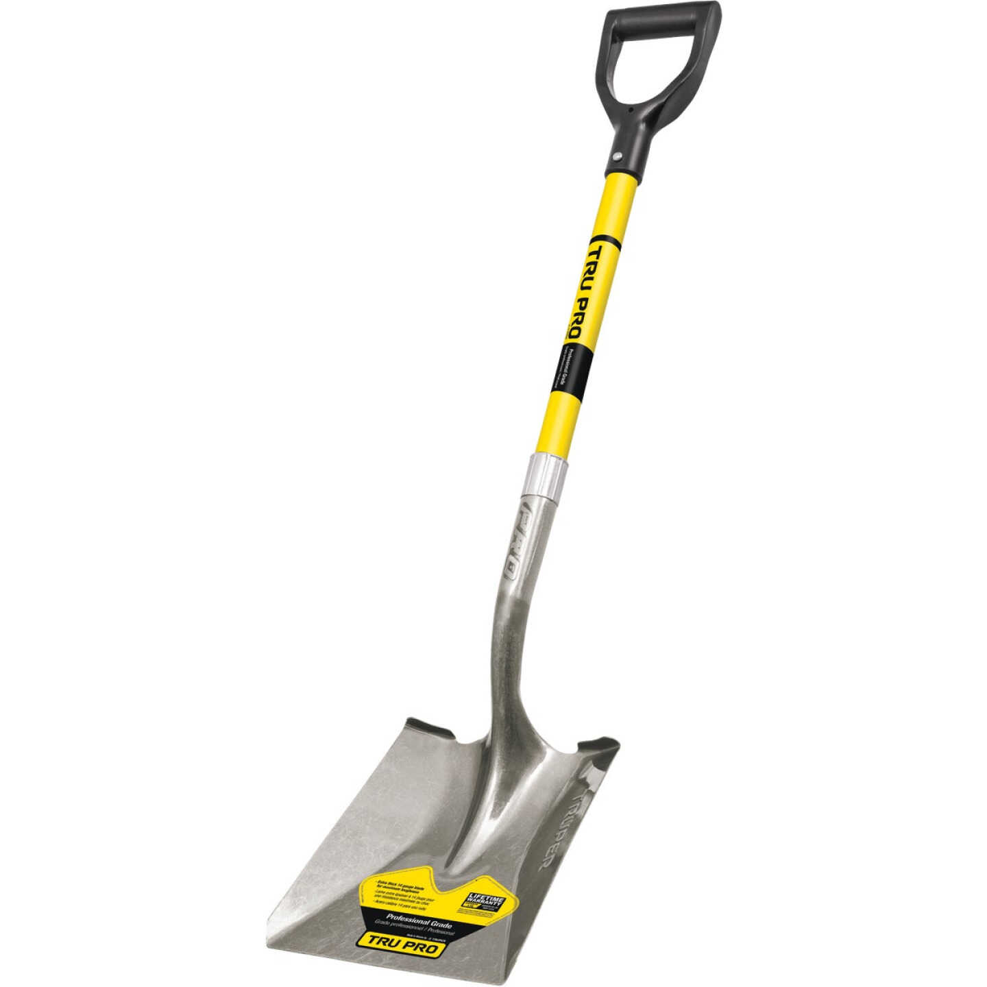 Truper Tru Pro 29 In. Fiberglass D-Handle Square Point Shovel Image 1