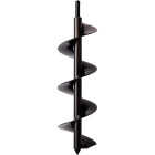 Power Planter 12 In. x 3 In. Black Bulb Planter Garden Auger Image 1