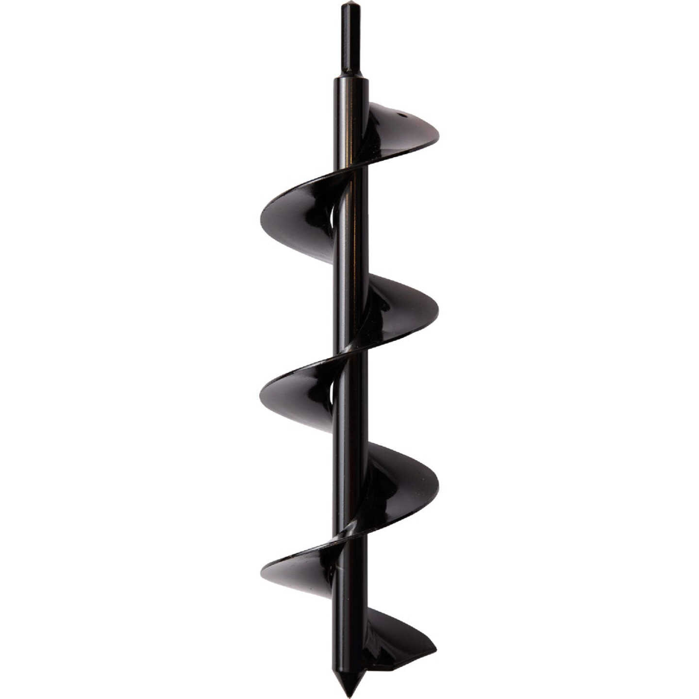 Power Planter 12 In. x 3 In. Black Bulb Planter Garden Auger Image 1