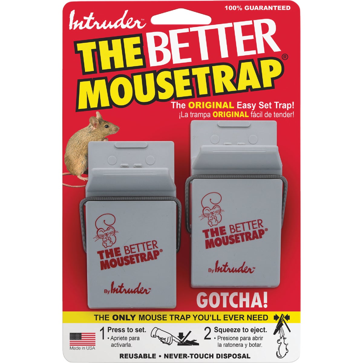 Intruder Mechanical Mouse Trap (2-Pack) Image 2
