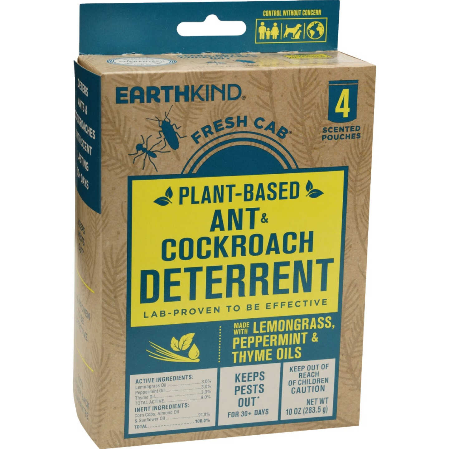 EarthKind Fresh Cab Ant & Cockroach Deterrent (4-Pack) Image 5