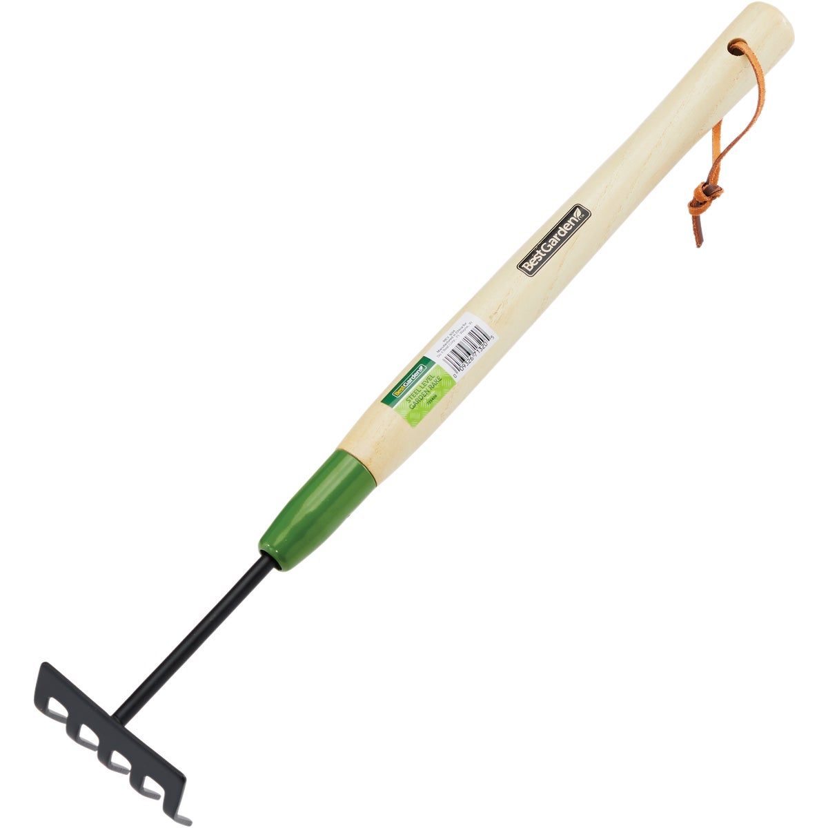 Best Garden 5 In. Steel Level Garden Rake (5-Tine)