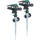 Green Thumb 5600 Sq. Ft. Plastic Pulsating Sprinkler (2-Pack) Image 1