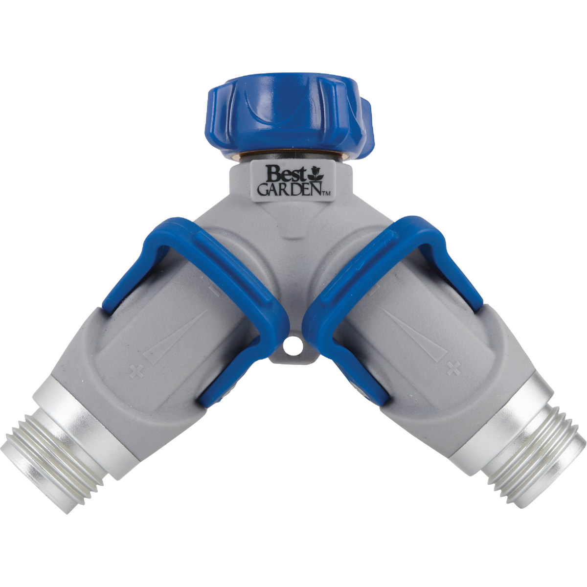 Best Garden Plastic Dual Y-Hose Shutoff Connector Image 3
