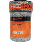 Gallagher 1320 Ft. Ultra White Electric Fence Polywire Image 1