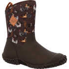 The Muck Boot Company Muckster II Women's Brown Chicken Print Mid Boot, Size 6 Image 1