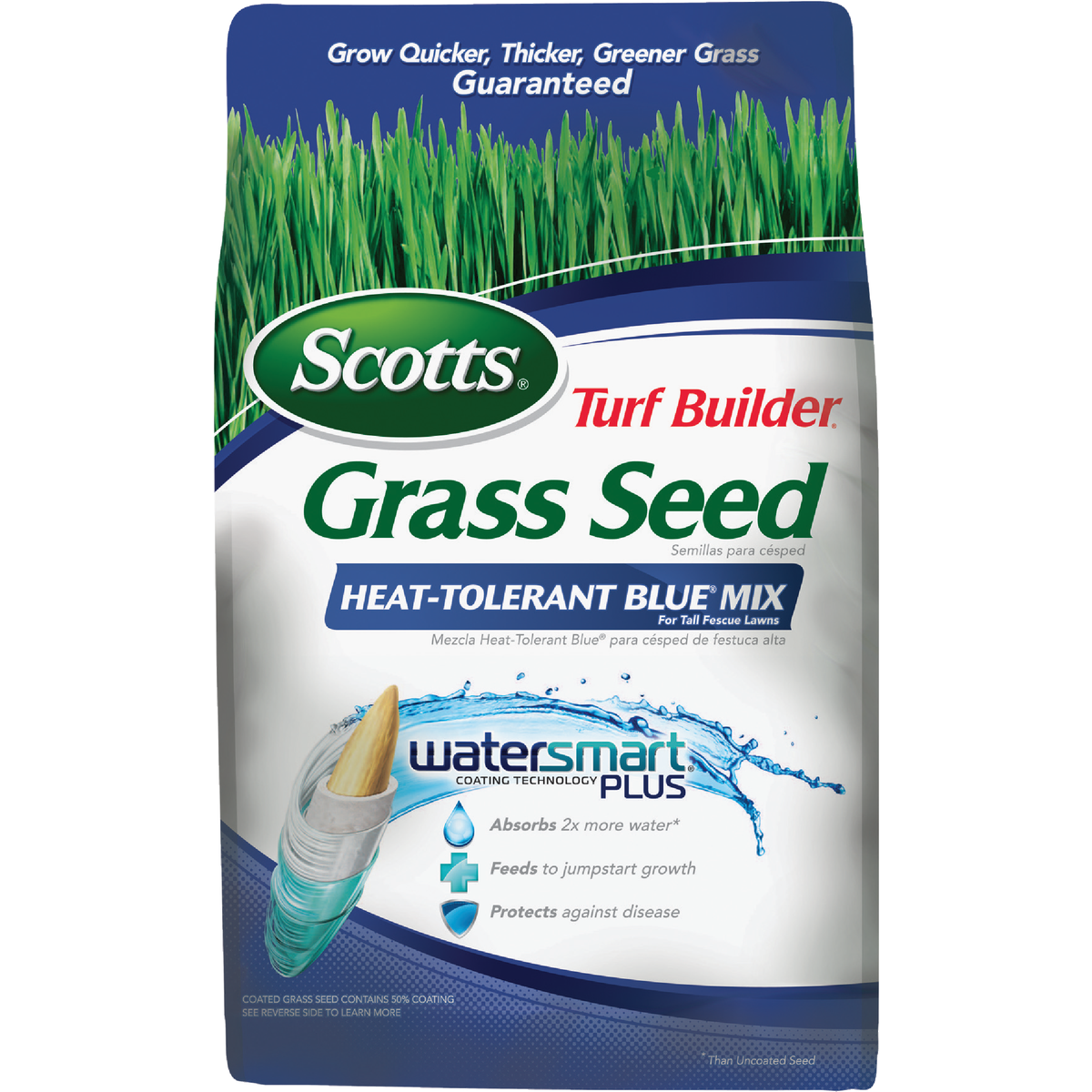 Scotts Turf Builder WaterSmart Plus 3 Lb. 750 Sq. Ft. Heat-Tolerant Blue Mix Grass Seed