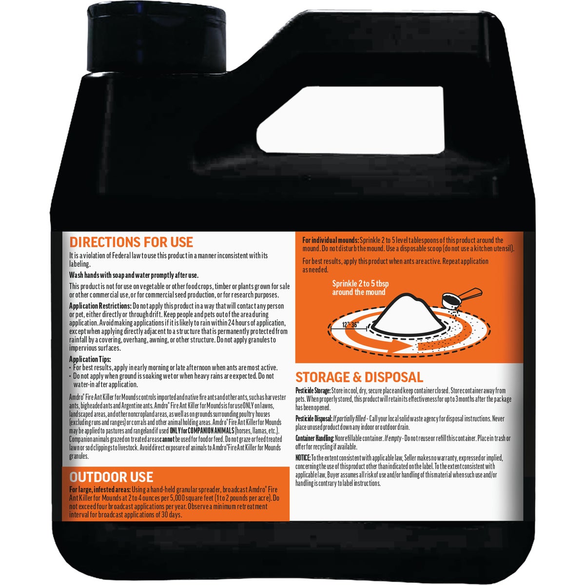 Amdro 6 oz. Ready To Use Granules Fire Ant Killer Image 7