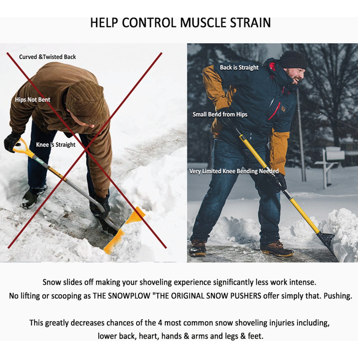 The Snow Plow 30 In. Original Snow Pusher Image 4