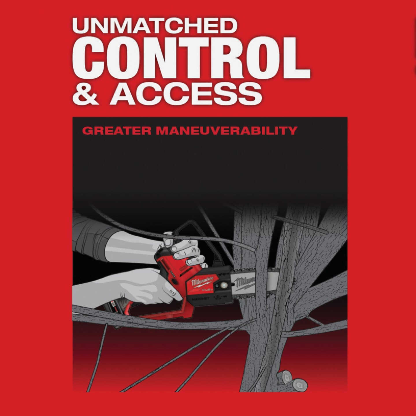 Milwaukee M12 FUEL HATCHET Brushless 6 In. Cordless Pruning Saw (Tool Only) Image 4