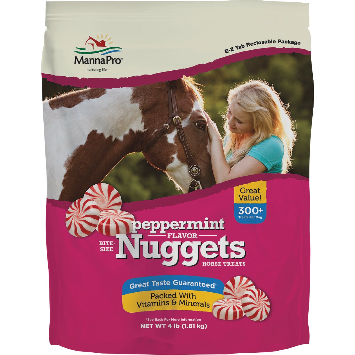 Manna Pro 4 Lb. Bite Size Peppermint Flavored Nuggets