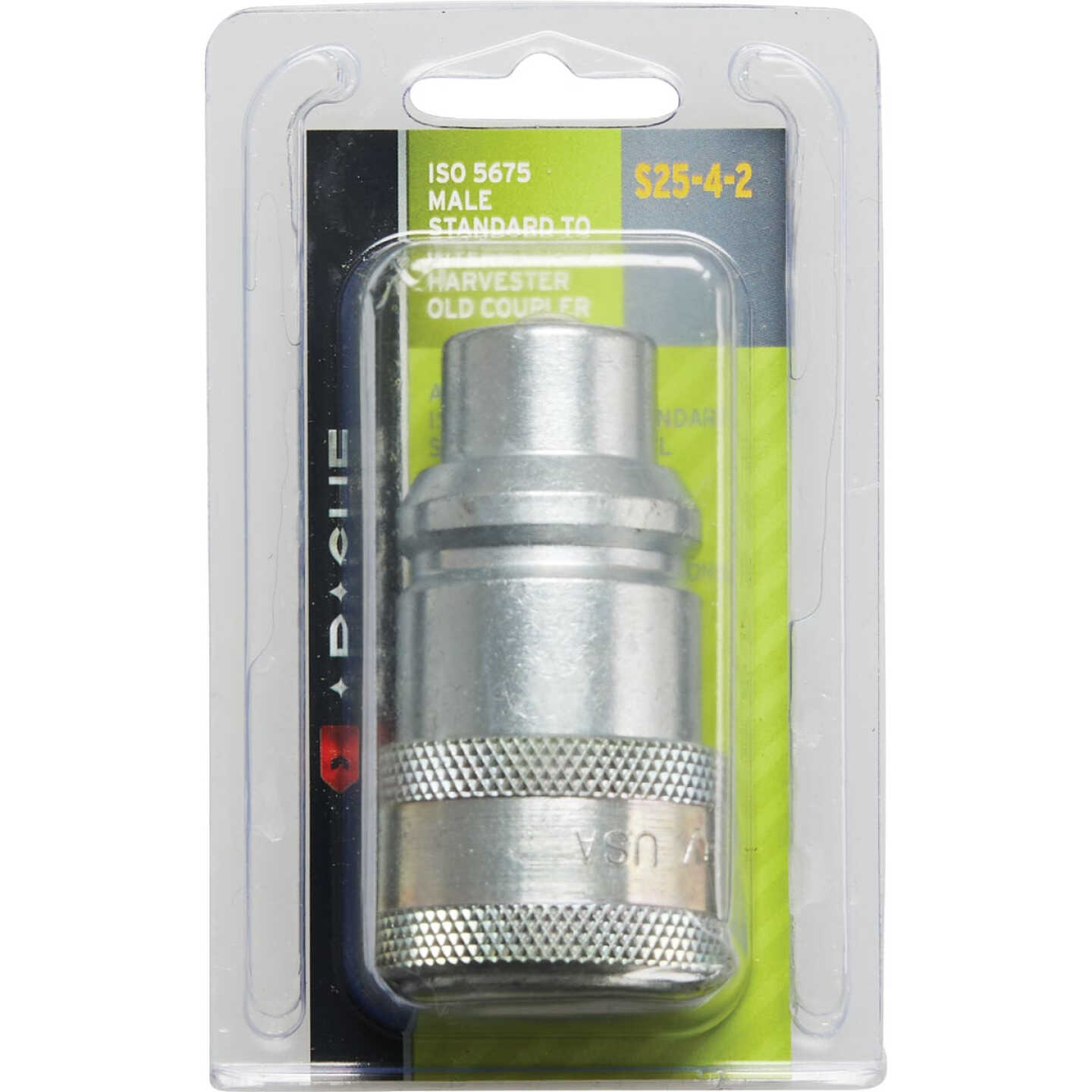 Apache Steel ISO Male Tip to IH Female Body Coupler Image 2