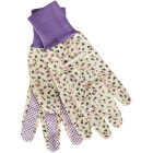 Best Garden Women's 1 Size Fits All Canvas Garden Glove with Knit Cuff Image 3