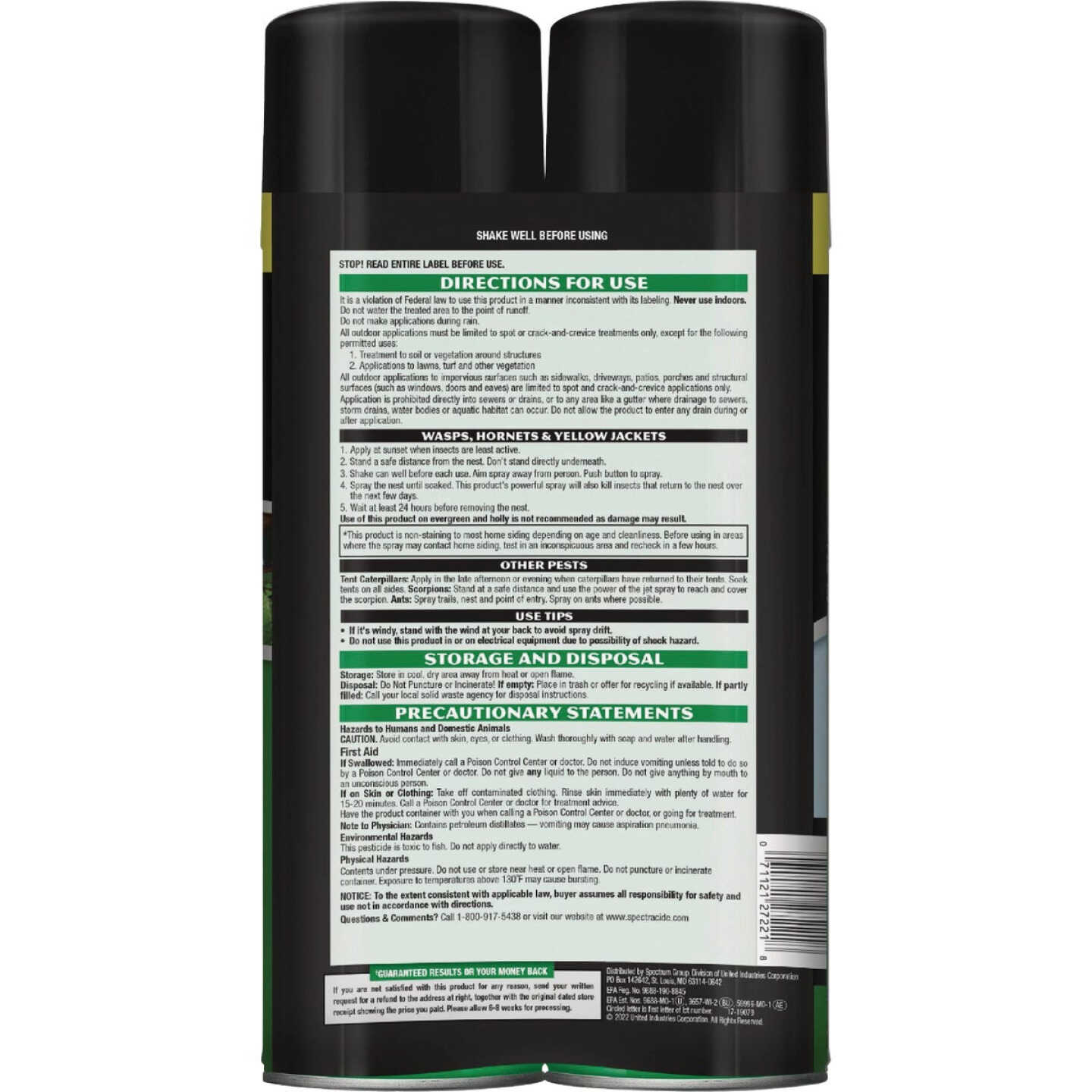 Spectracide 18.5 Oz. Wasp & Hornet Killer3 Aerosol (2-Pack) Image 5