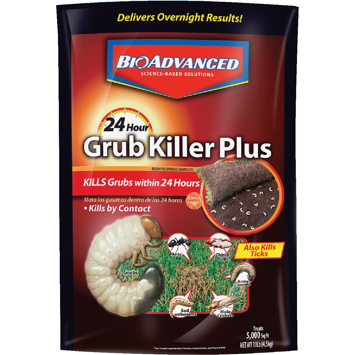 BioAdvanced Grub Killer Plus 10 Lb. Ready To Use Granules Grub Killer Image 1
