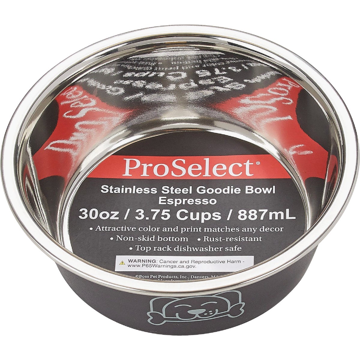 Boss Pet ProSelect Medium Espresso Goodie Bowl Image 2