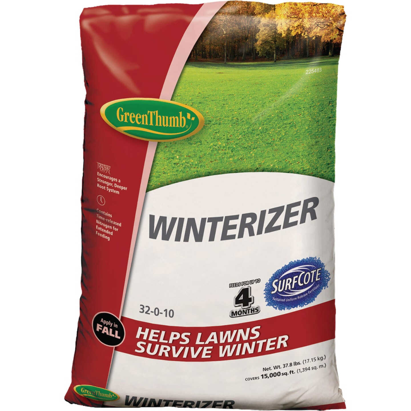 Green Thumb 37.8 Lb. 15,000 Sq. Ft. 32-0-10 Winterizer Image 1