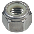Hillman 5/16 In. 18 tpi Stainless Steel Course Thread Nylon Insert Lock Nut (50 Ct.) Image 1