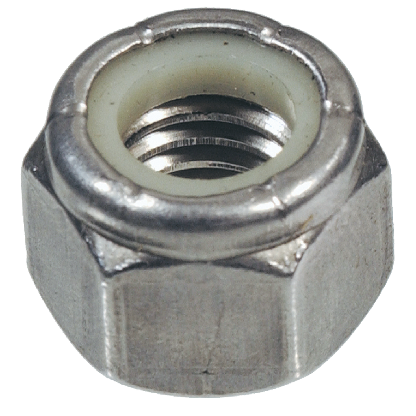 Hillman 5/16 In. 18 tpi Stainless Steel Course Thread Nylon Insert Lock Nut (50 Ct.) Image 1