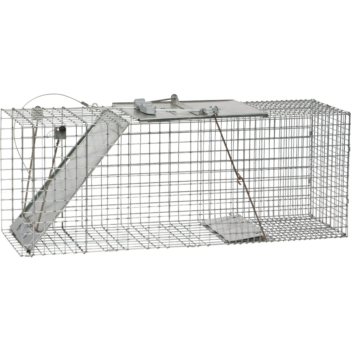 Havahart Easy Set Galvanized Steel 32 In. Live Raccoon Trap