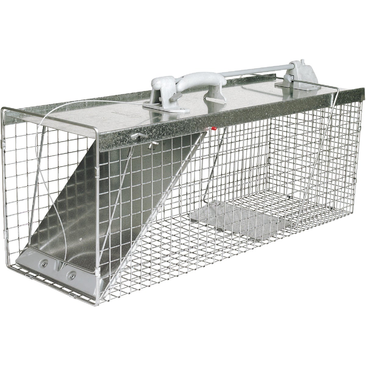 Havahart Easy Set Galvanized Steel 32 In. Live Raccoon Trap Image 2