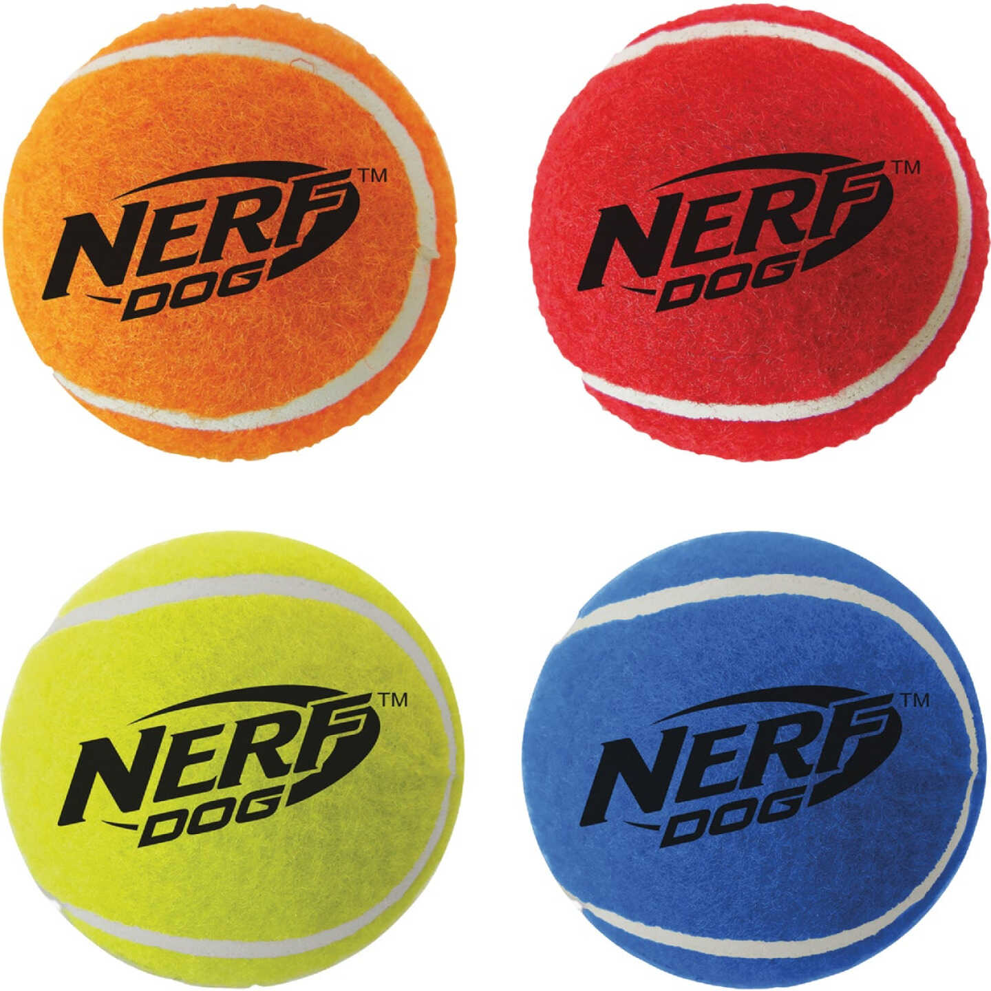 Nerf Dog 2.5 In. Squeak Tennis Ball (4-Pack) Image 5