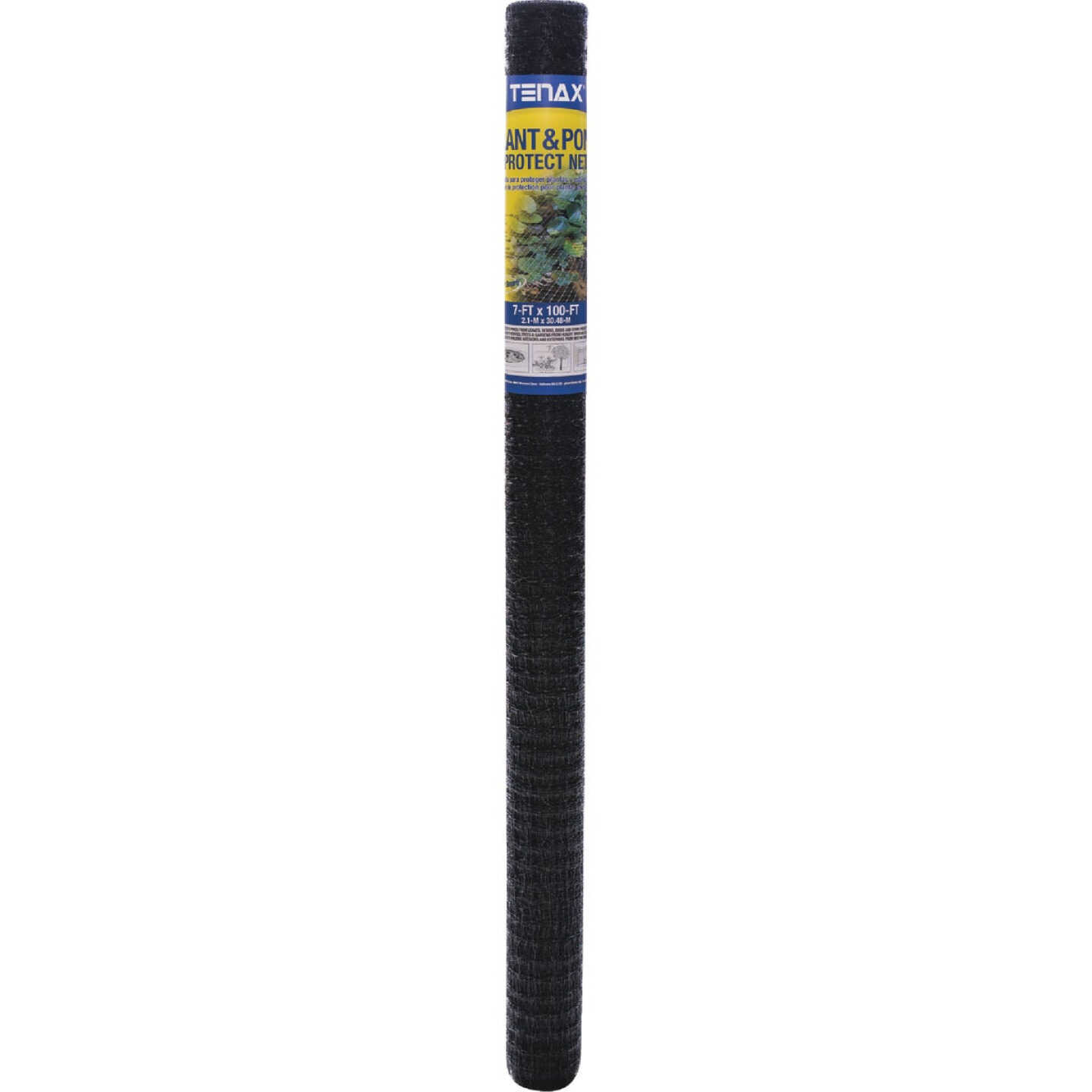Tenax 3/4 In. x 3/4 In. Mesh 7 Ft. x 100 Ft. Black Plant & Pond Net Image 1