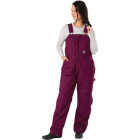 Berne Women's Small Plum Softstone Duck Insulated Bib Overall Image 1