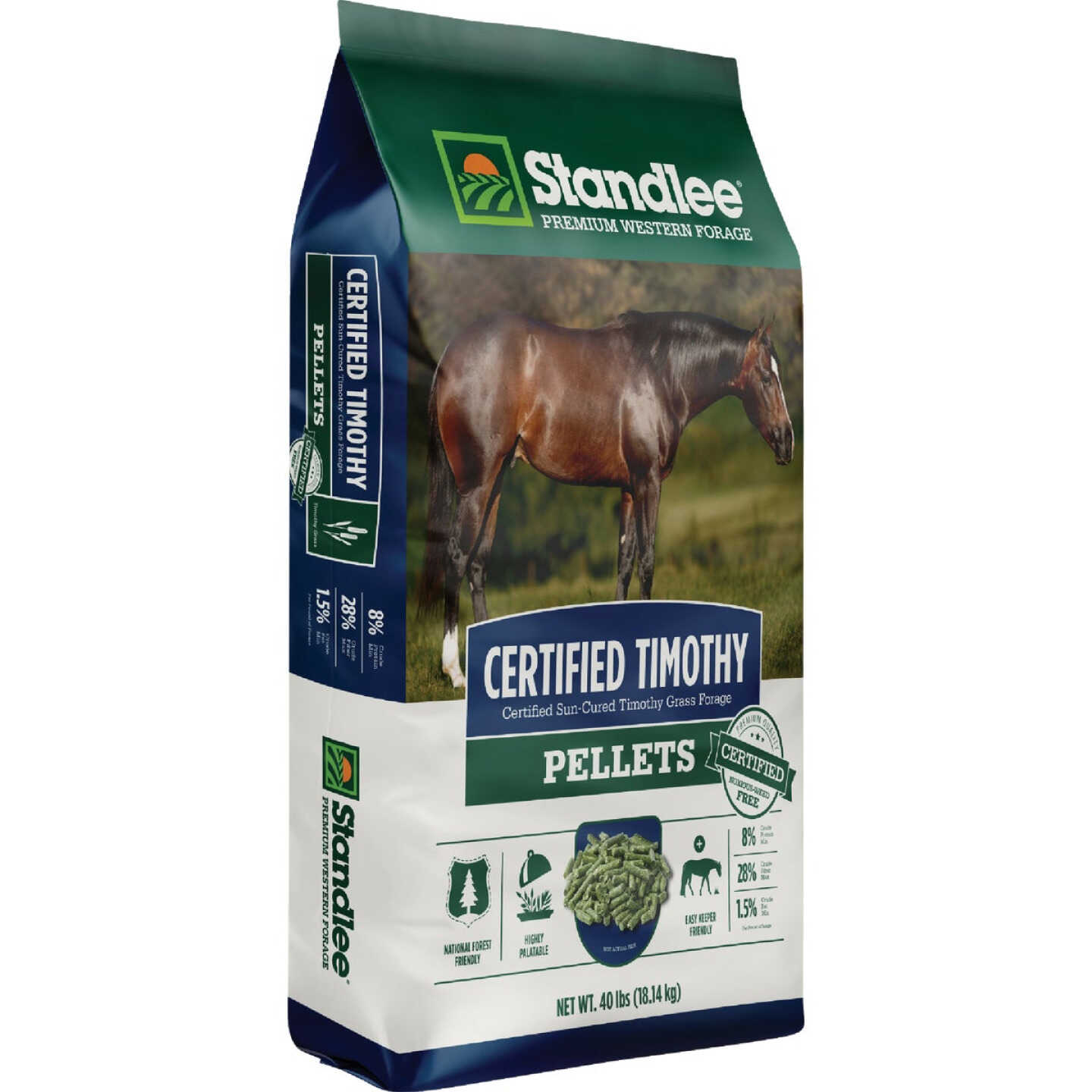 Standlee Premium Western Forage 40 Lb. Certified Timothy Grass Pellets Image 7