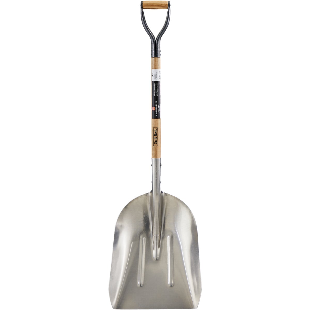 Do it Best 27 In. Wood D-Grip Handle #10 Aluminum Scoop Shovel Image 2