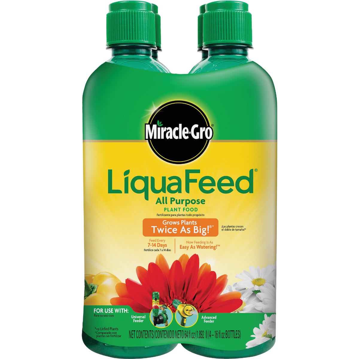 Miracle-Gro LiquaFeed 16 Oz. All Purpose Liquid Plant Food (4-Pack)