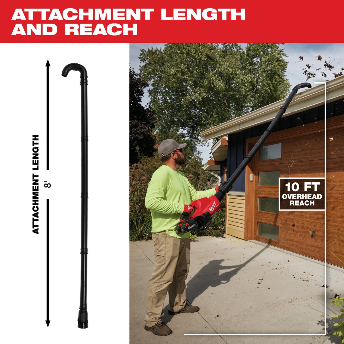 Milwaukee M18 Fuel Gutter Cleaning Attachment Kit Image 4