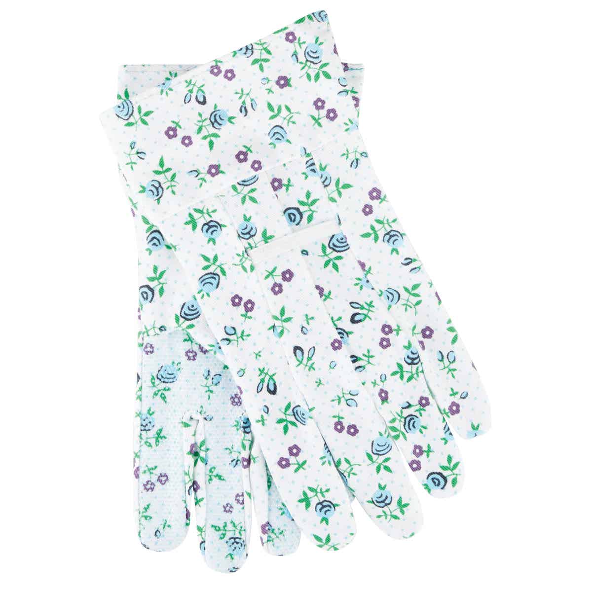 Best Garden Women's 1 Size Fits All Canvas Garden Glove with Gauntlet Cuff Image 4