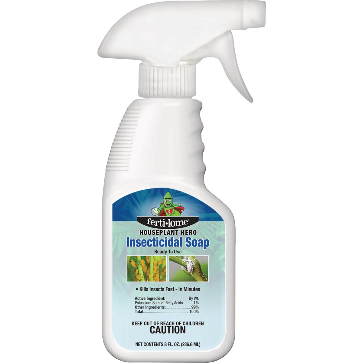 Ferti-lome Houseplant Hero 8 Oz. Ready To Use Trigger Spray Insecticidal Soap