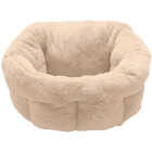 FurHaven Small Luxury Fur Warming Hi-Lo Cuddler Dog Bed Image 1