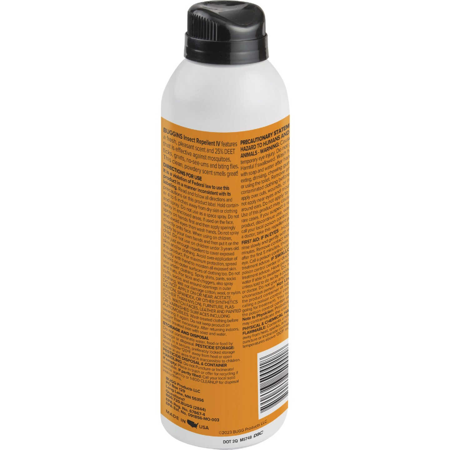 Bugg Buggins 6 Oz. 25% Deet Insect Repellent IV Image 2