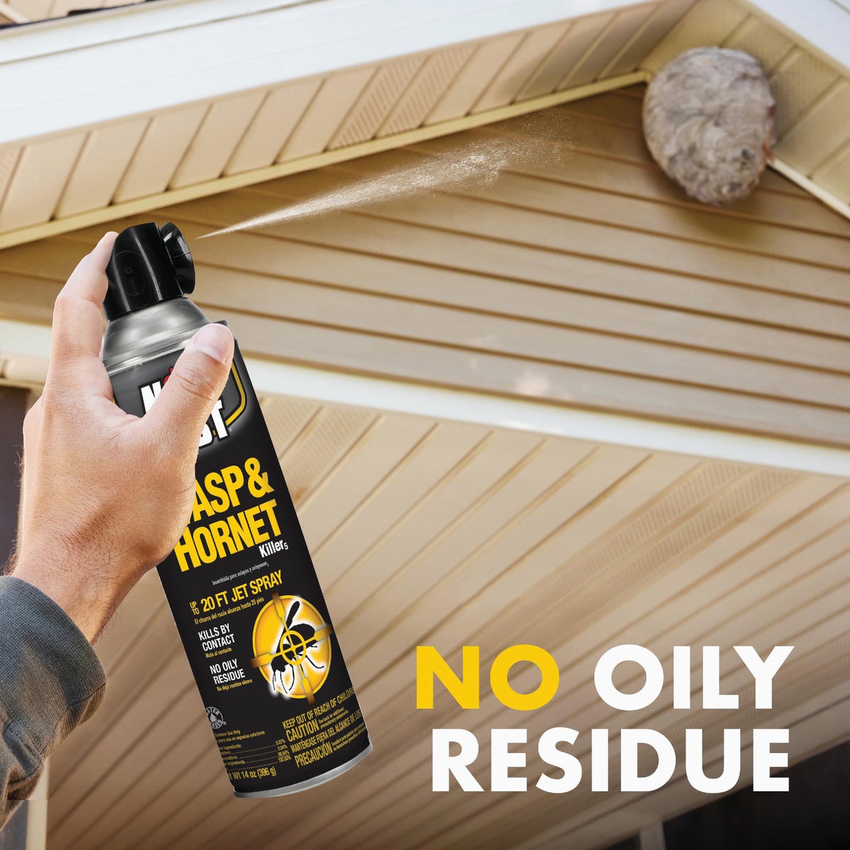 No-Pest 14 Oz. Liquid Aerosol Spray Wasp & Hornet Killer Image 3