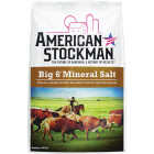 American Stockman Big 6 50 Lb. 96% Purity Trace Mineral Salt Image 1