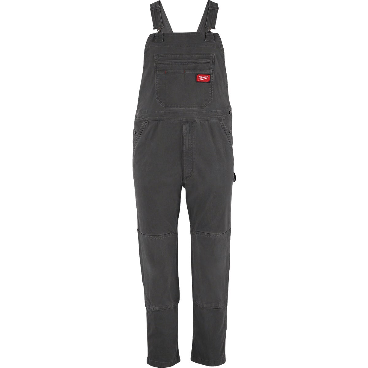 Milwaukee FREEFLEX Men's 32x34 Gray Unlined Bib Overalls