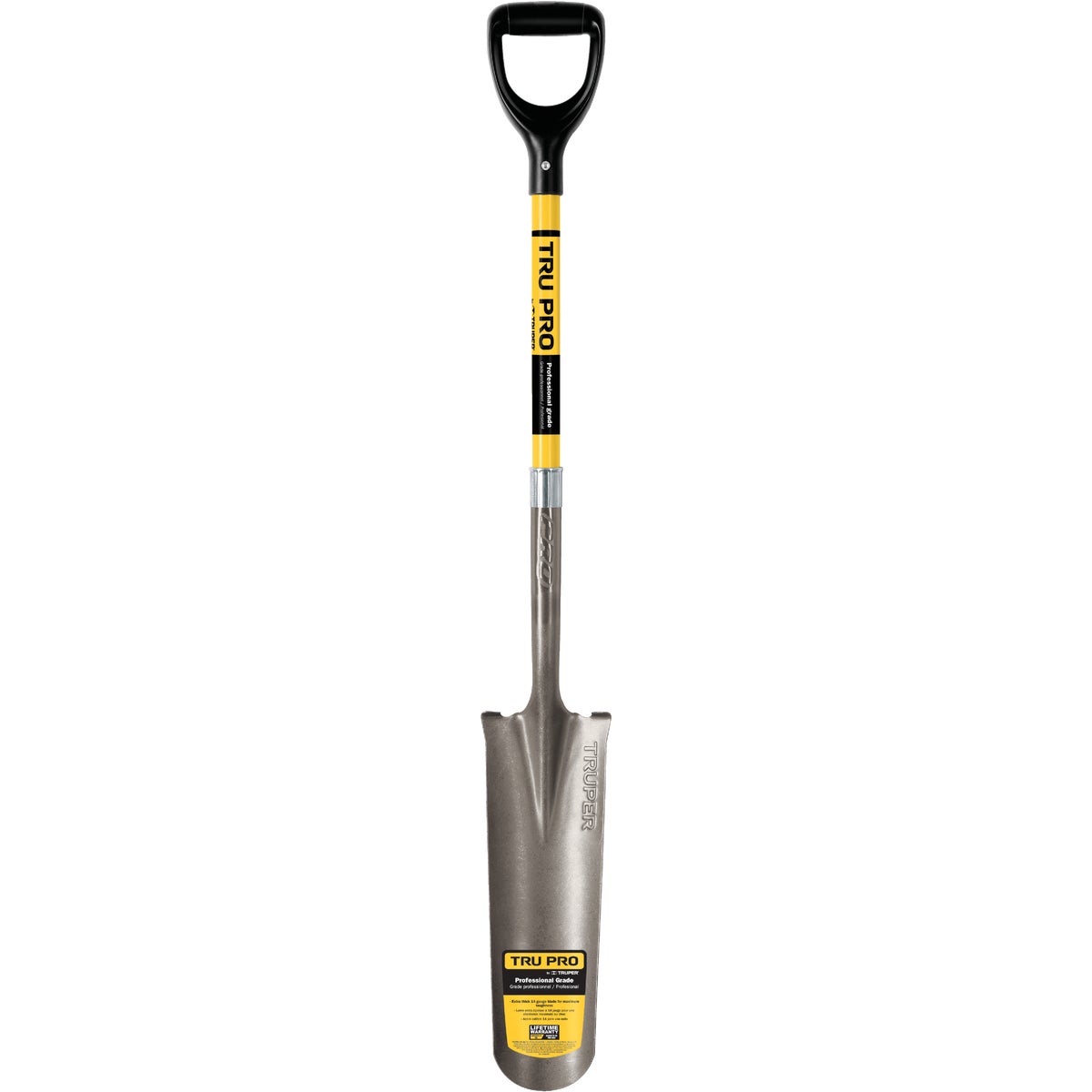 Truper Tru Pro 29 In. Fiberglass D-Handle Drain Spade Image 2