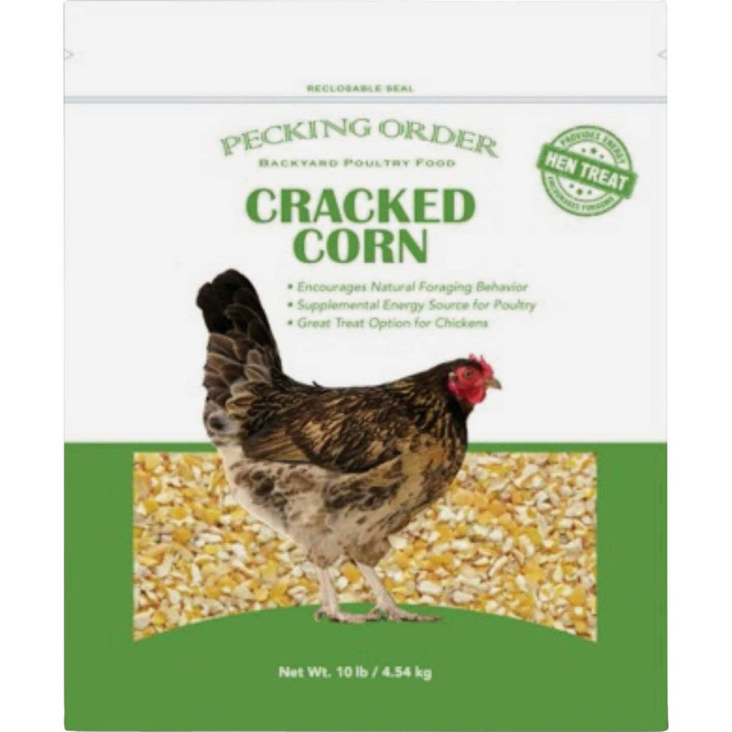 Pecking Order 10 Lb. Cracked Corn Image 1